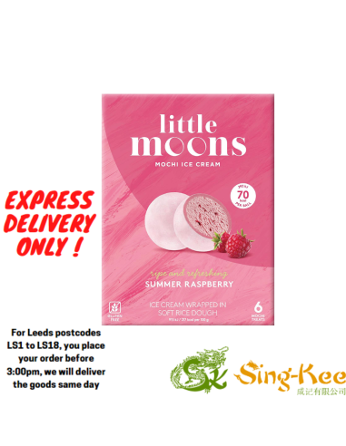 Little Moons Summer Raspberry Mochi Ice Cream 6 x 32g