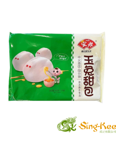 Anjoy Sweet Rabbit Shaped Custard Bun 360g